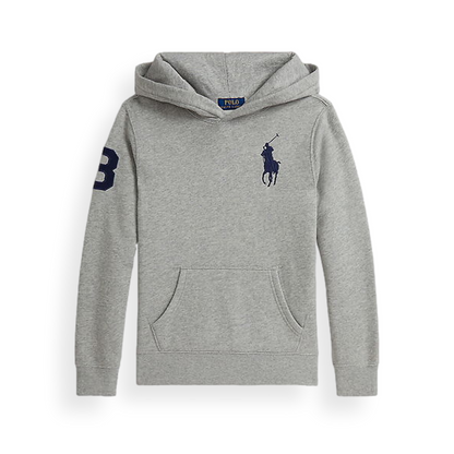 Big Pony Fleece Gray Pullover Hoodie – WOODstack