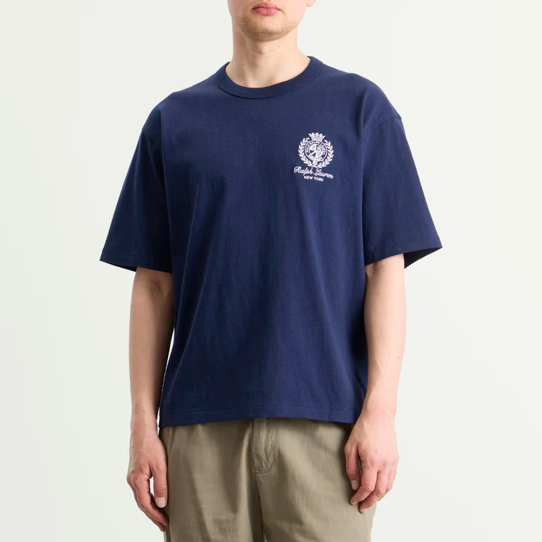 Ralph Lauren-SS JERSEY KNIT TENNIS GRAPHIC T-SHIRT
