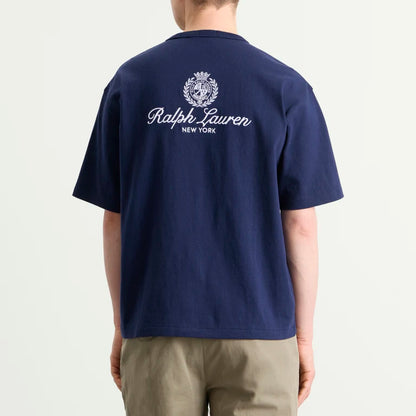 Ralph Lauren-SS JERSEY KNIT TENNIS GRAPHIC T-SHIRT