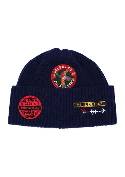Polo Ralph Lauren-PATCH WATCH CAP-Navy