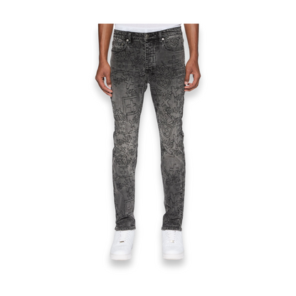 Chitch Stencil Stitch Jean