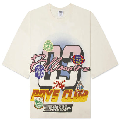 BB Clubs SS Knit T-Shirt - Gardenia
