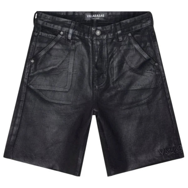 Black Wash Waxed  Mr. Jorts  Shorts