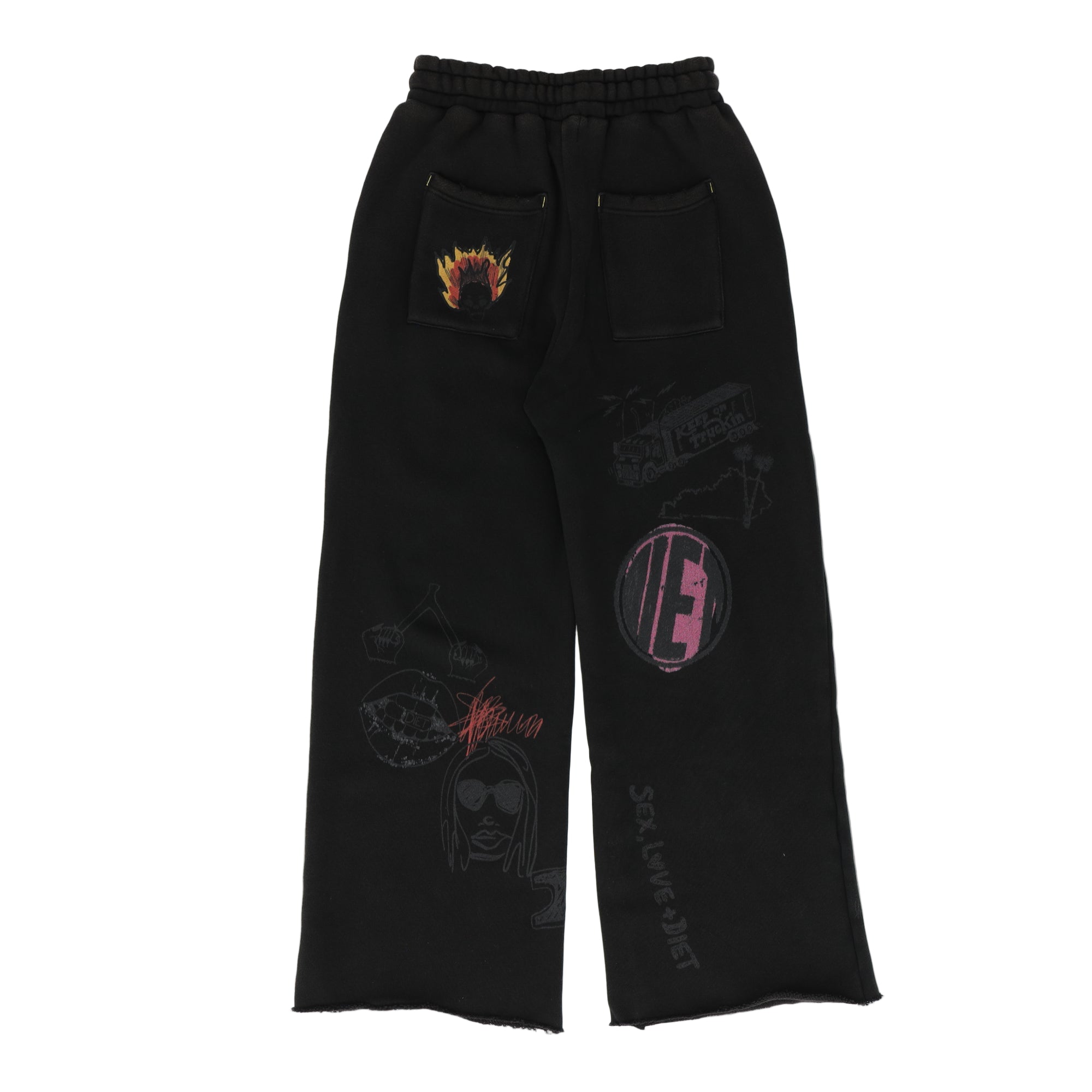 Doodle Black Sweatpant