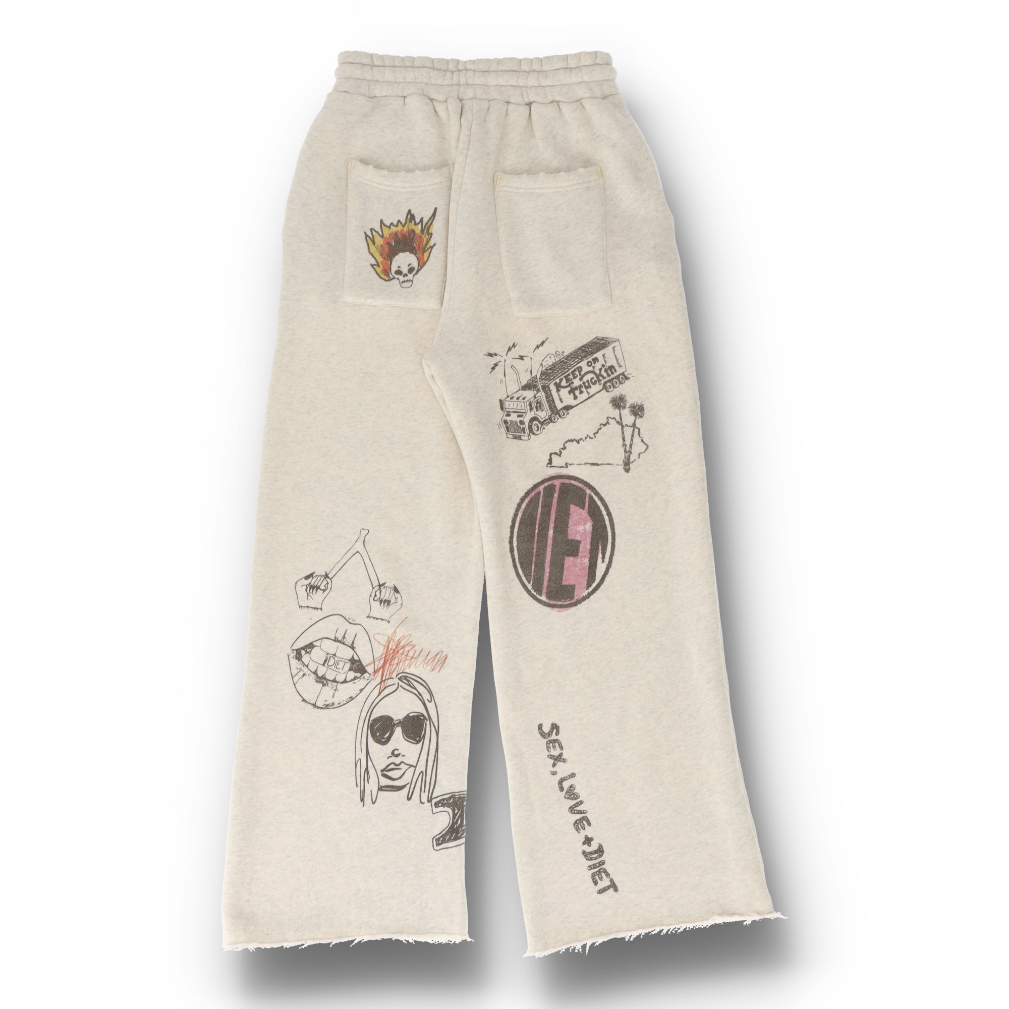 Doodle Gray Sweatpant