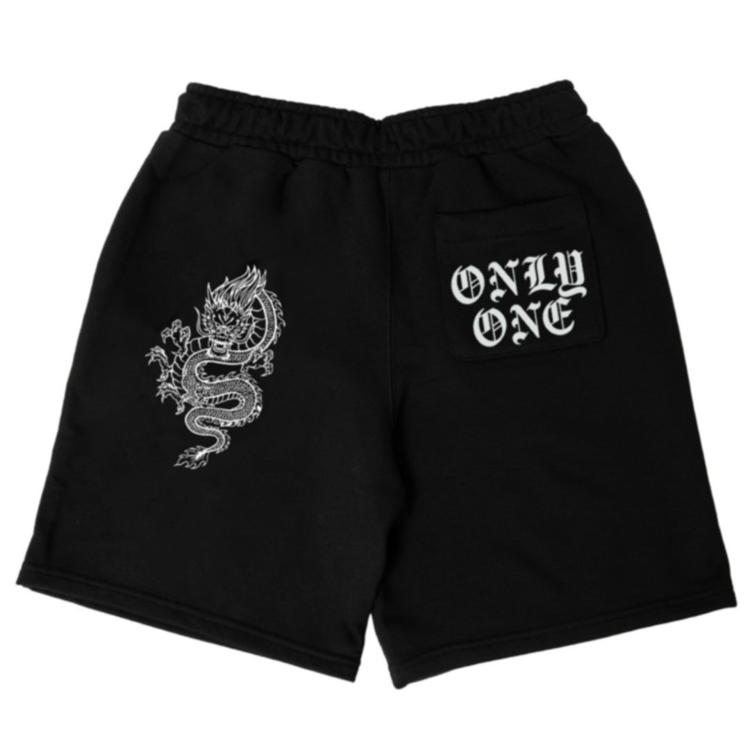 Only One Dragon Black Shorts