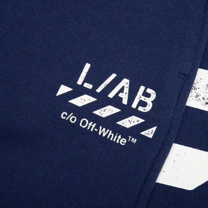 L/AB c/o Off-White Diag Jogger Pants - Marine
