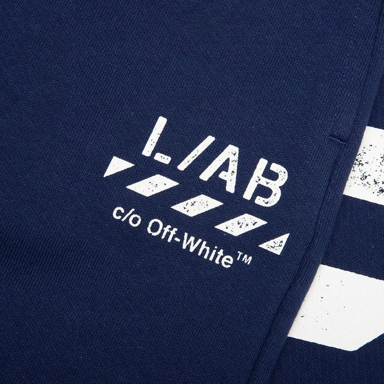 L/AB c/o Off-White Diag Jogger Pants - Marine