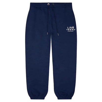 L/AB c/o Off-White Diag Jogger Pants - Marine