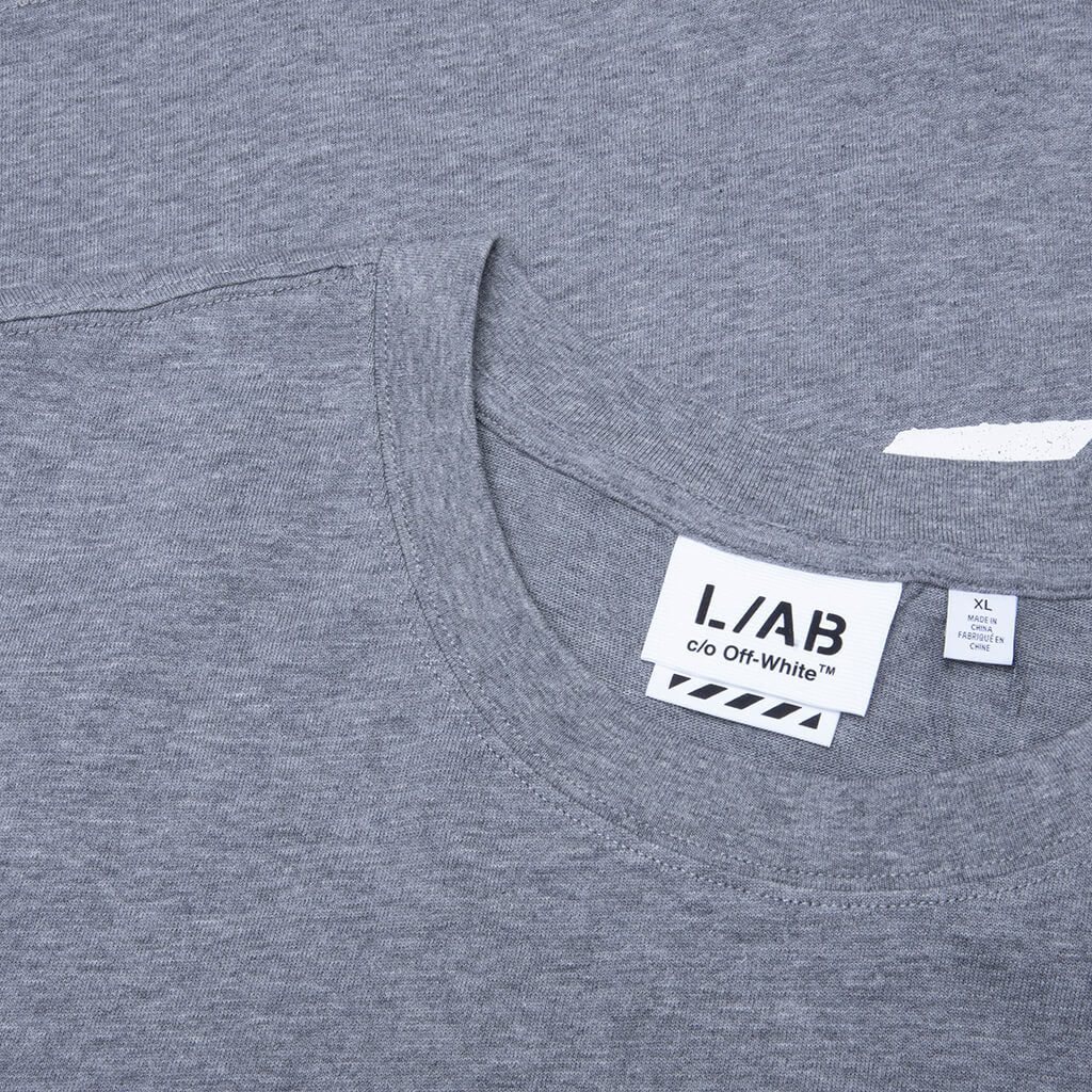 Core Diagonal S/S Tee - Heather Grey