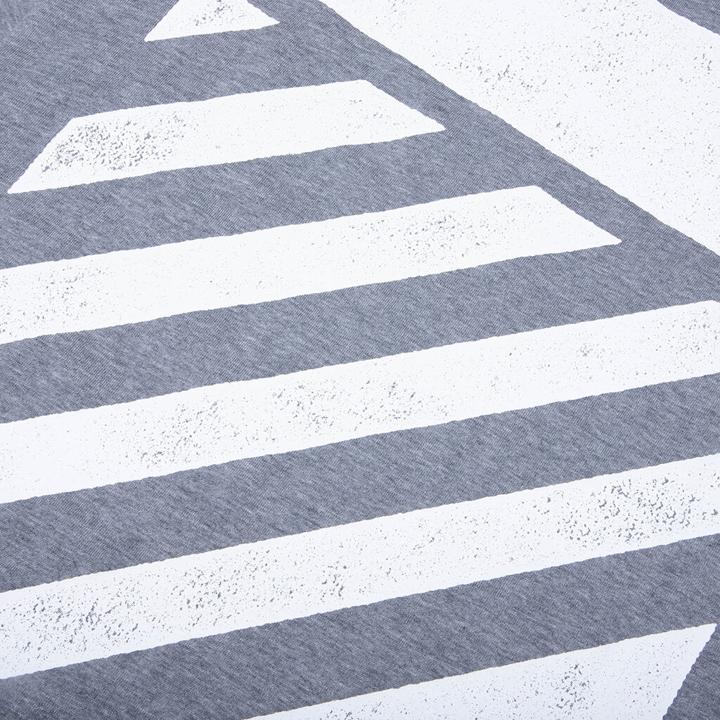 Core Diagonal S/S Tee - Heather Grey