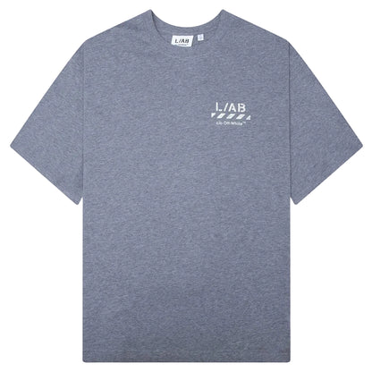 Core Diagonal S/S Tee - Heather Grey