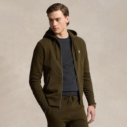 Polo Pony-embroidered Full Zip Hoodie