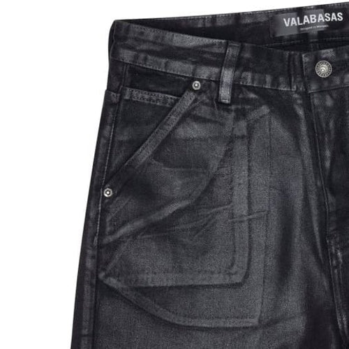 Black Wash Waxed  Mr. Jorts  Shorts