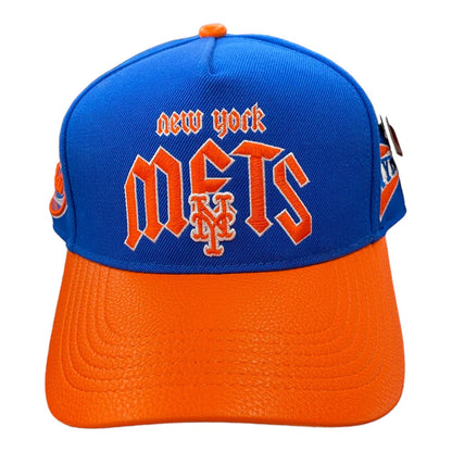 LNM7314660-RYB-Men New York Mets City Tour Strap Hat