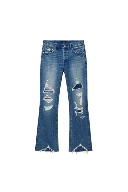 Purple-VINTAGE HEAVY DESTROY JEANS