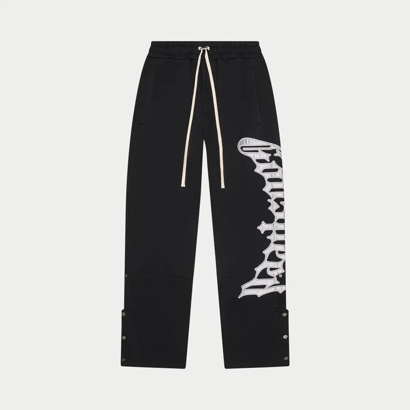 Og Logo  V2 Black Silver Satin Boom Sweatsuit