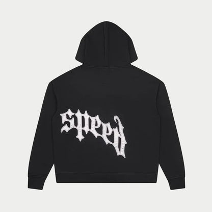Og Logo  V2 Black Silver Satin Boom Sweatsuit