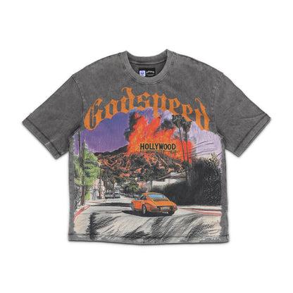 Los Scandalous Grey Wash T-Shirt