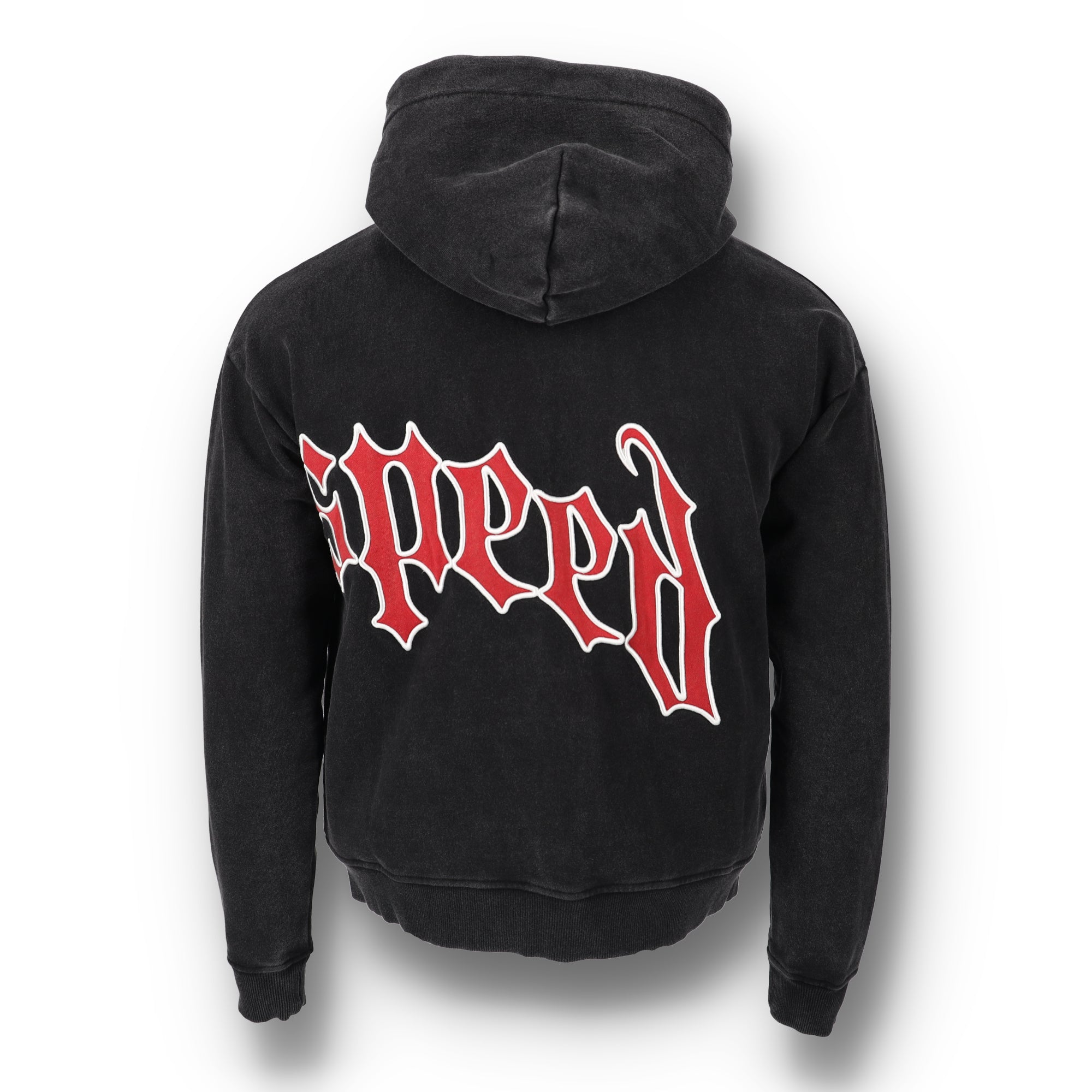 OG Logo Sweatsuit V2 Black Red Full Zip