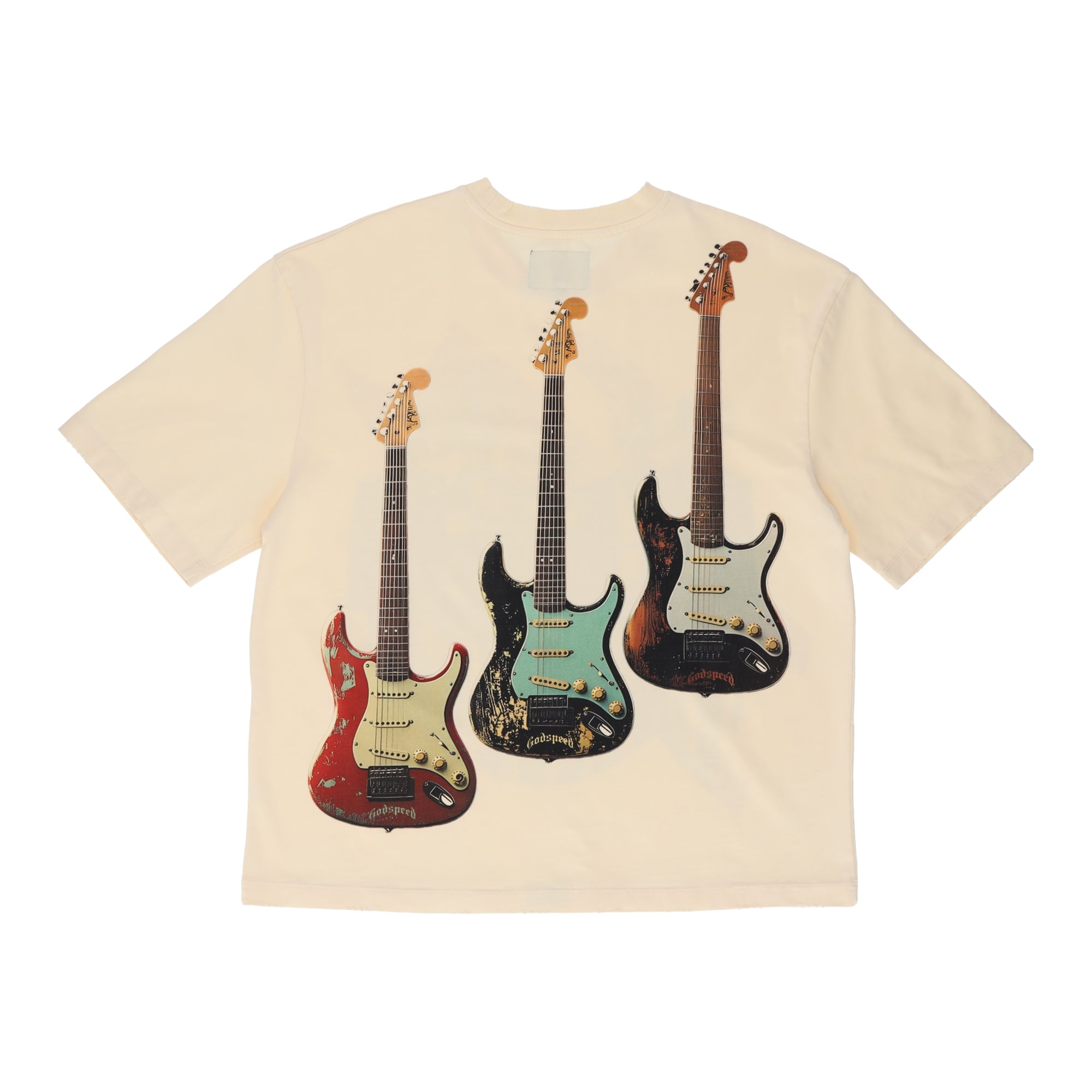 Guitar Heros Bone Studed Brown T-Shirt