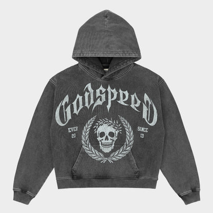 Godspeed New York-Victor Crest Gray Sweatsuit