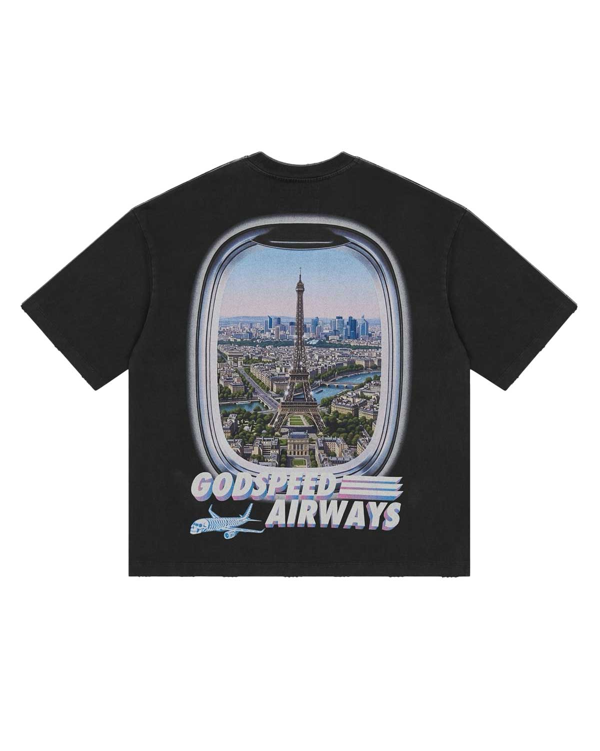 GS Air Paris Pocket Black T-Shirt-Black