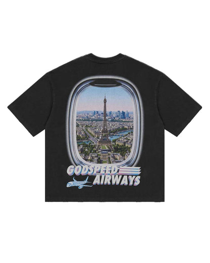 GS Air Paris Pocket Black T-Shirt-Black