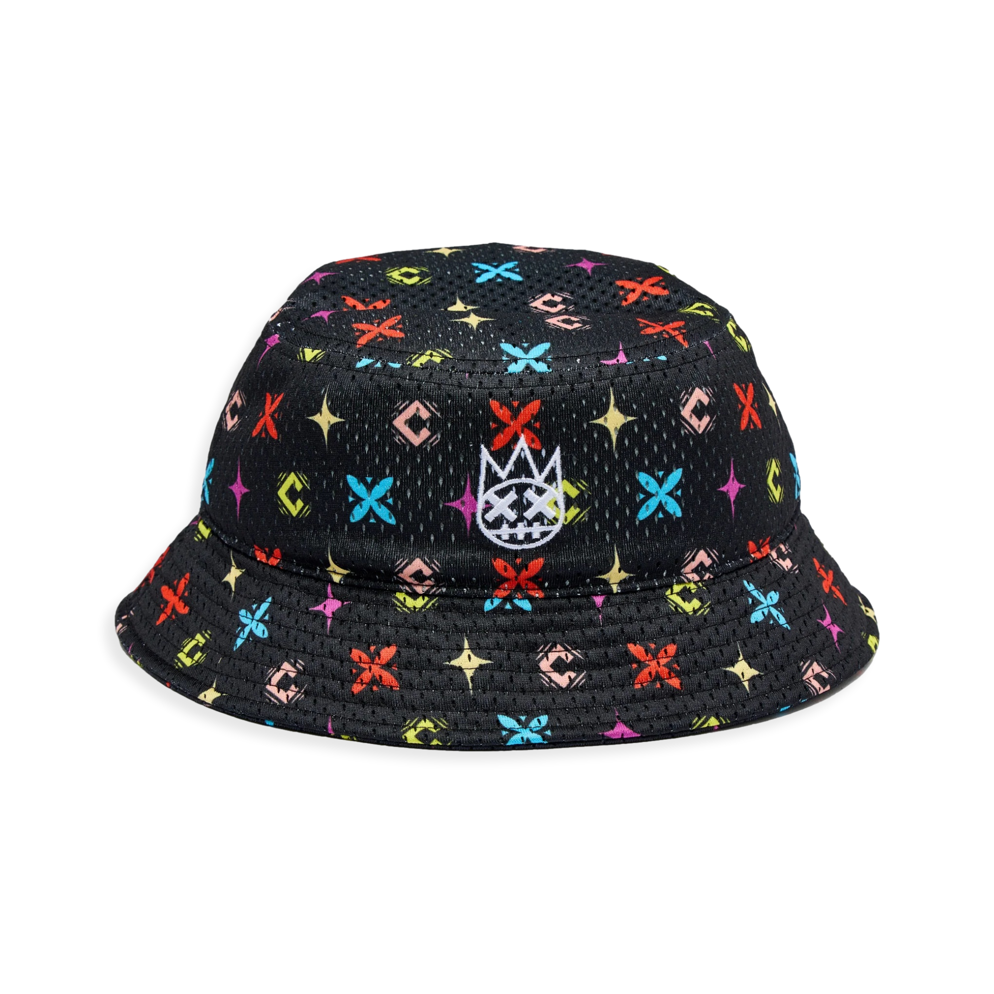 Mesh Bucket Hat in Cult Repeat Pattern