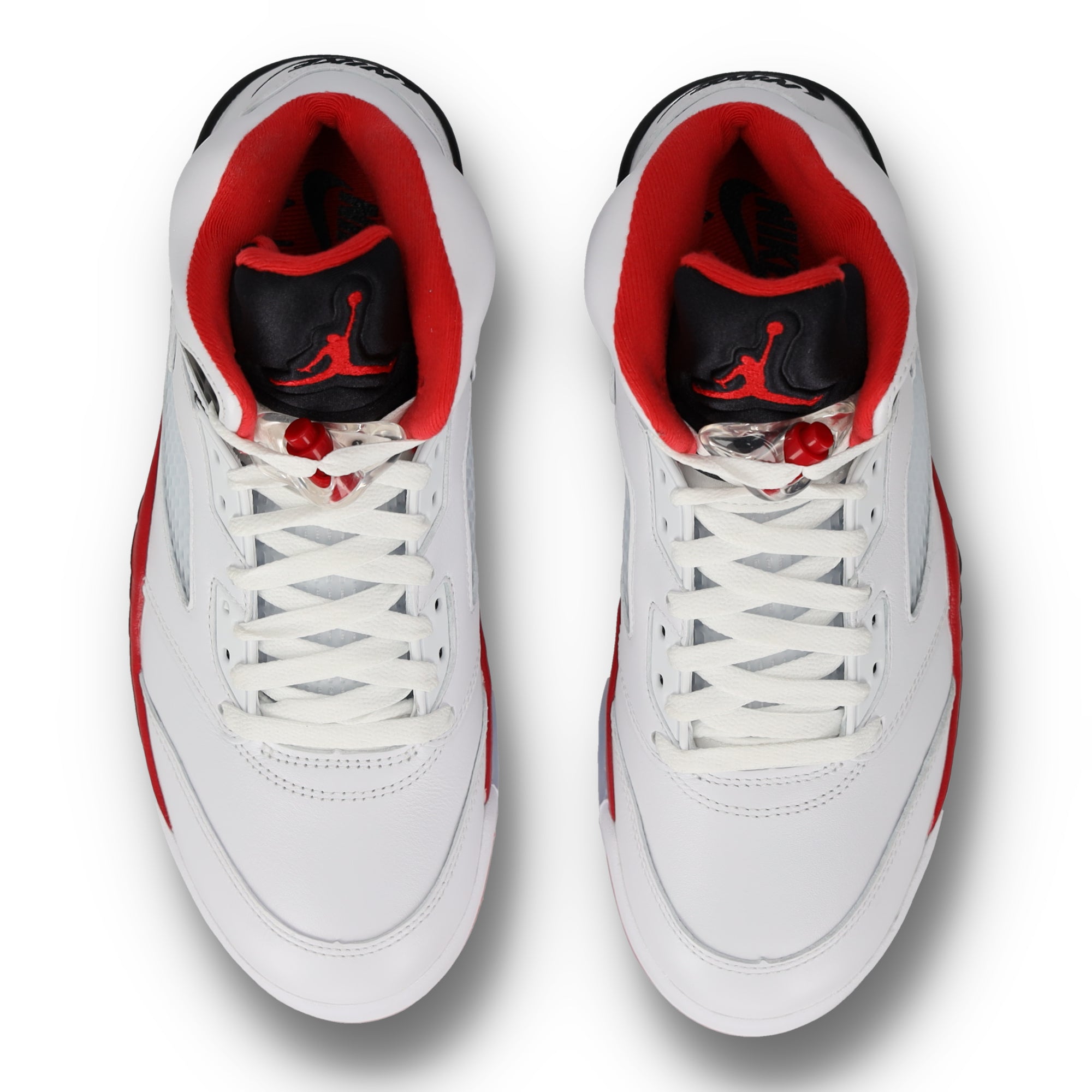 Air Jordan 5 Retro Fire Red Black Tongue