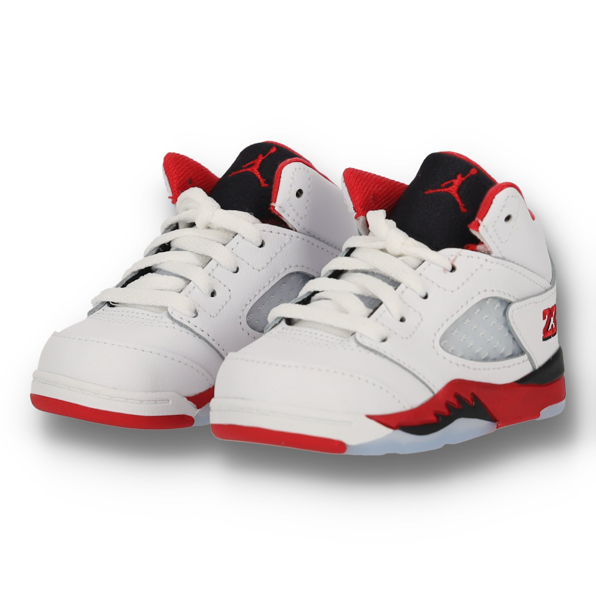 Jordan 5 Retro Fire Red Black Tongue TD