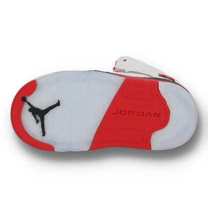 Jordan 5 Retro Fire Red Black Tongue TD