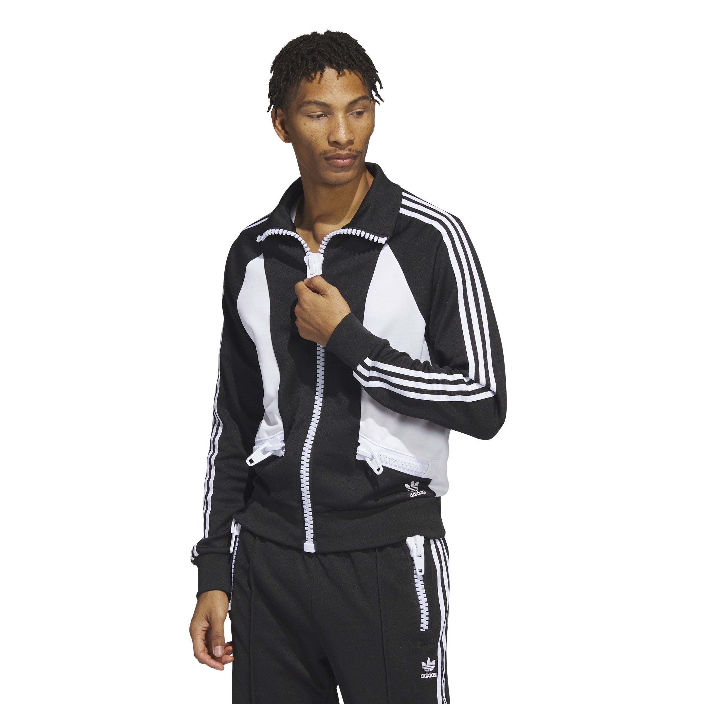 Jeremy Scott Big Zip Track Jacket Black