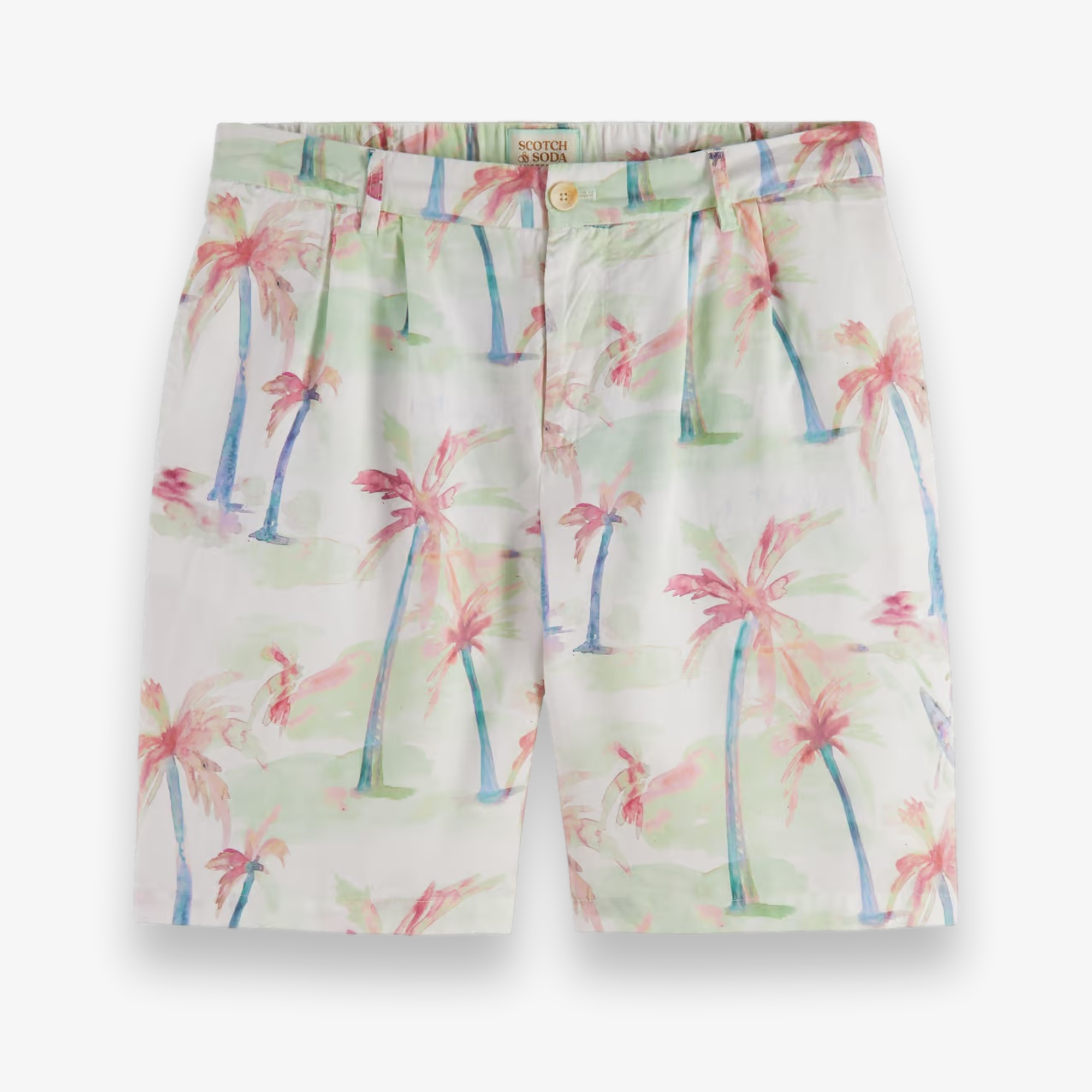 Twilt - Printed Pleated Bermuda Shorts