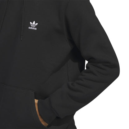 Trefoil Essentials Pullover Hoodie Black