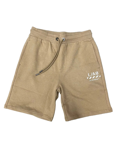 DIAG OPEN HEM JOGGER SHORTS