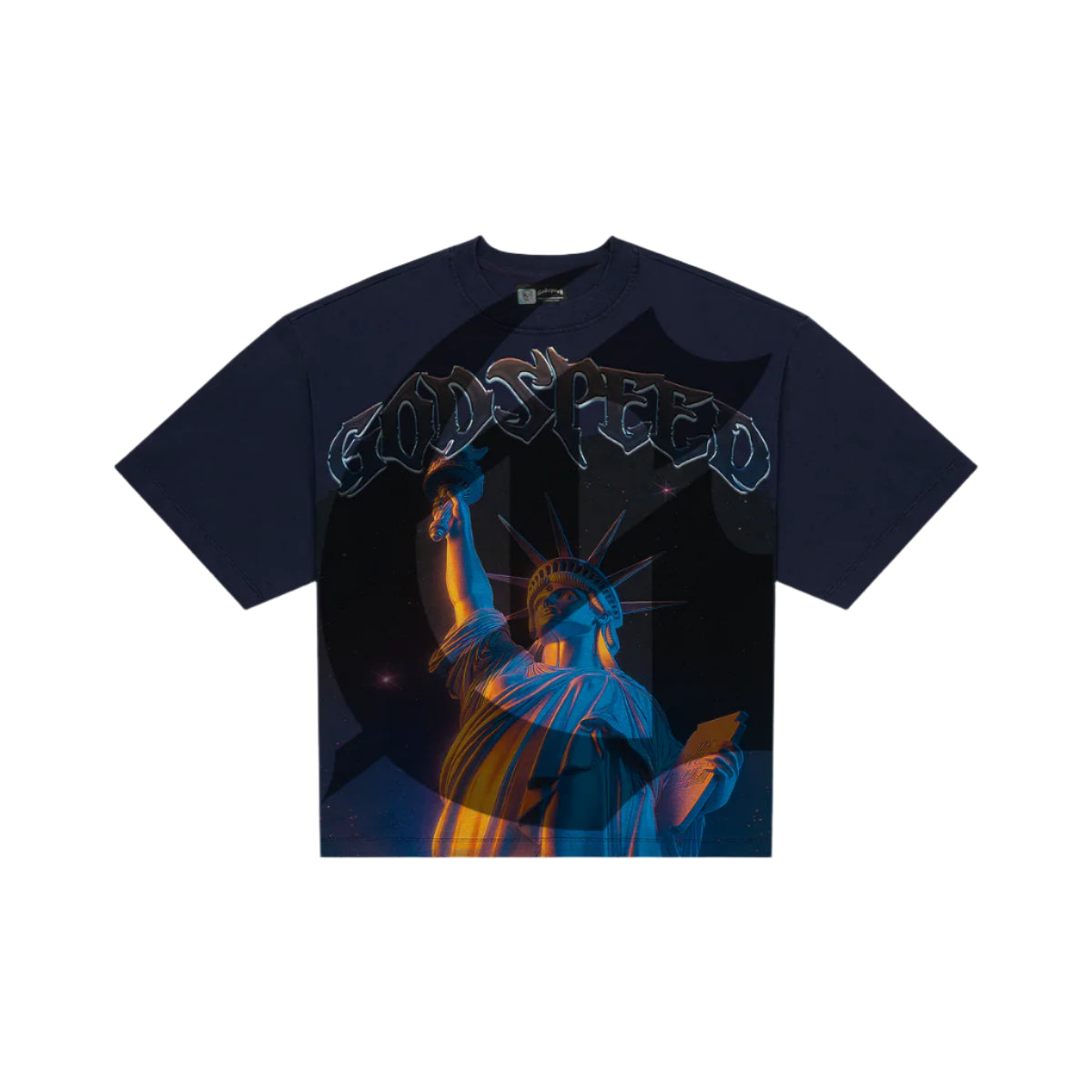 Purple City Tee Navy