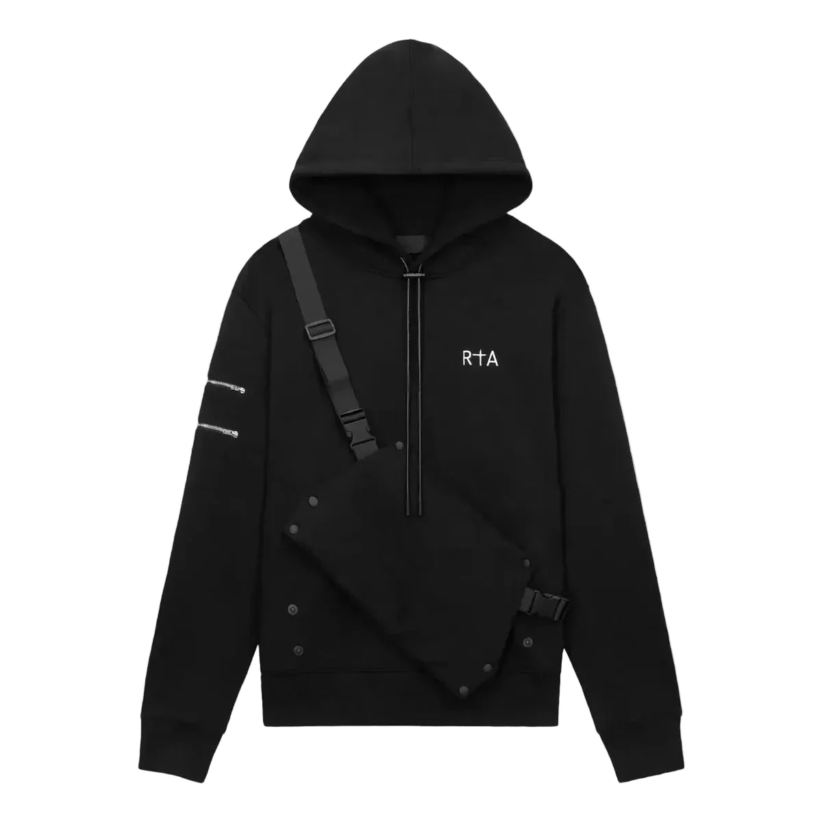Hector Black Pullover Hoodie