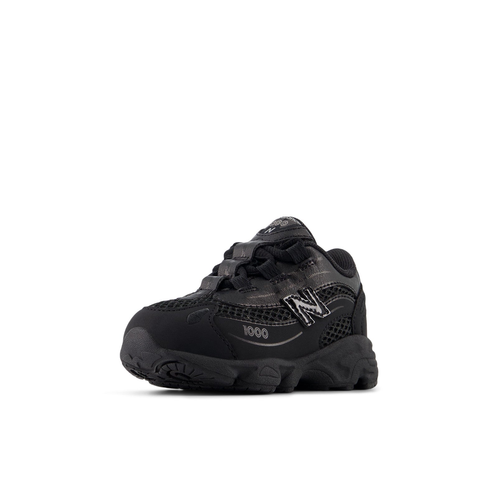 1000 Bungee Lace Triple Black TD