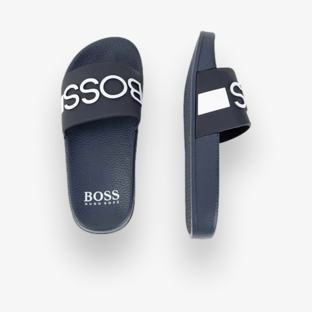 Boys Boss Navy Sandals 36
