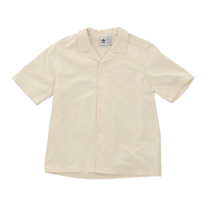 Essentials Seersucker Short Sleeve Shirt - White