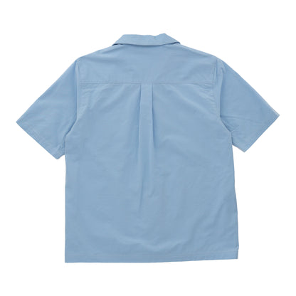 Essentials Seersucker Short Sleeve Shirt Blue