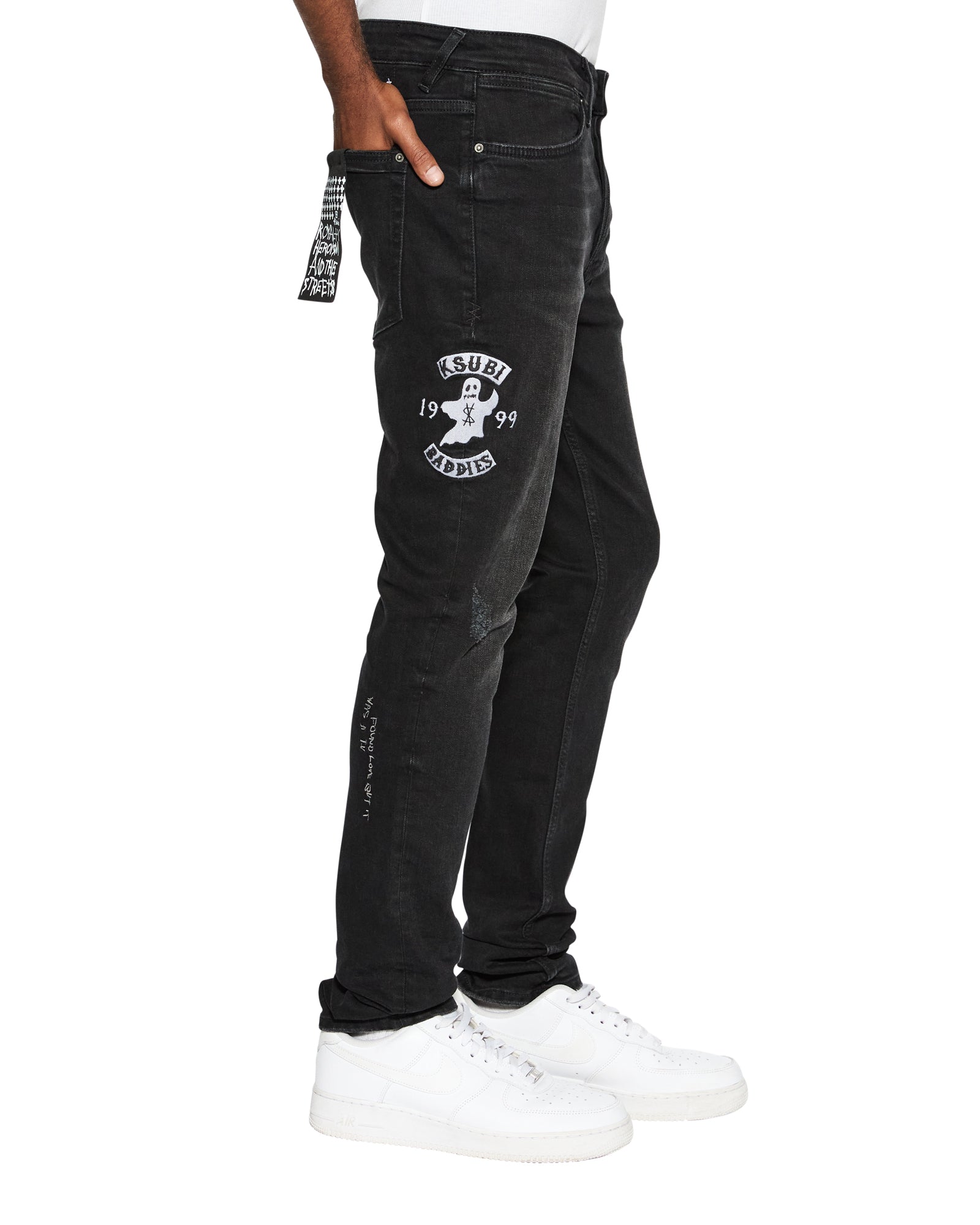 Van Winkle Baddies Black Jeans