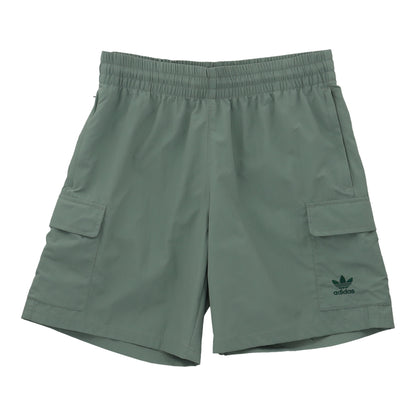 Trefoil Essentials Woven Cargo Shorts Green
