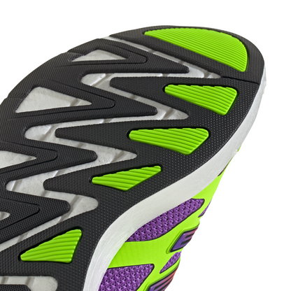 Adizero Aruku Active Purple Solar Green