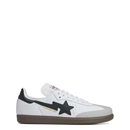 BAPE x adidas Samba White Gum