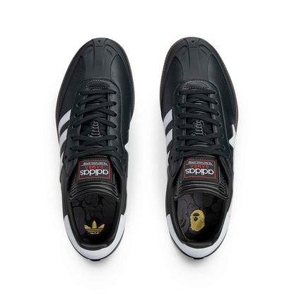 Samba Bape Black White Gum