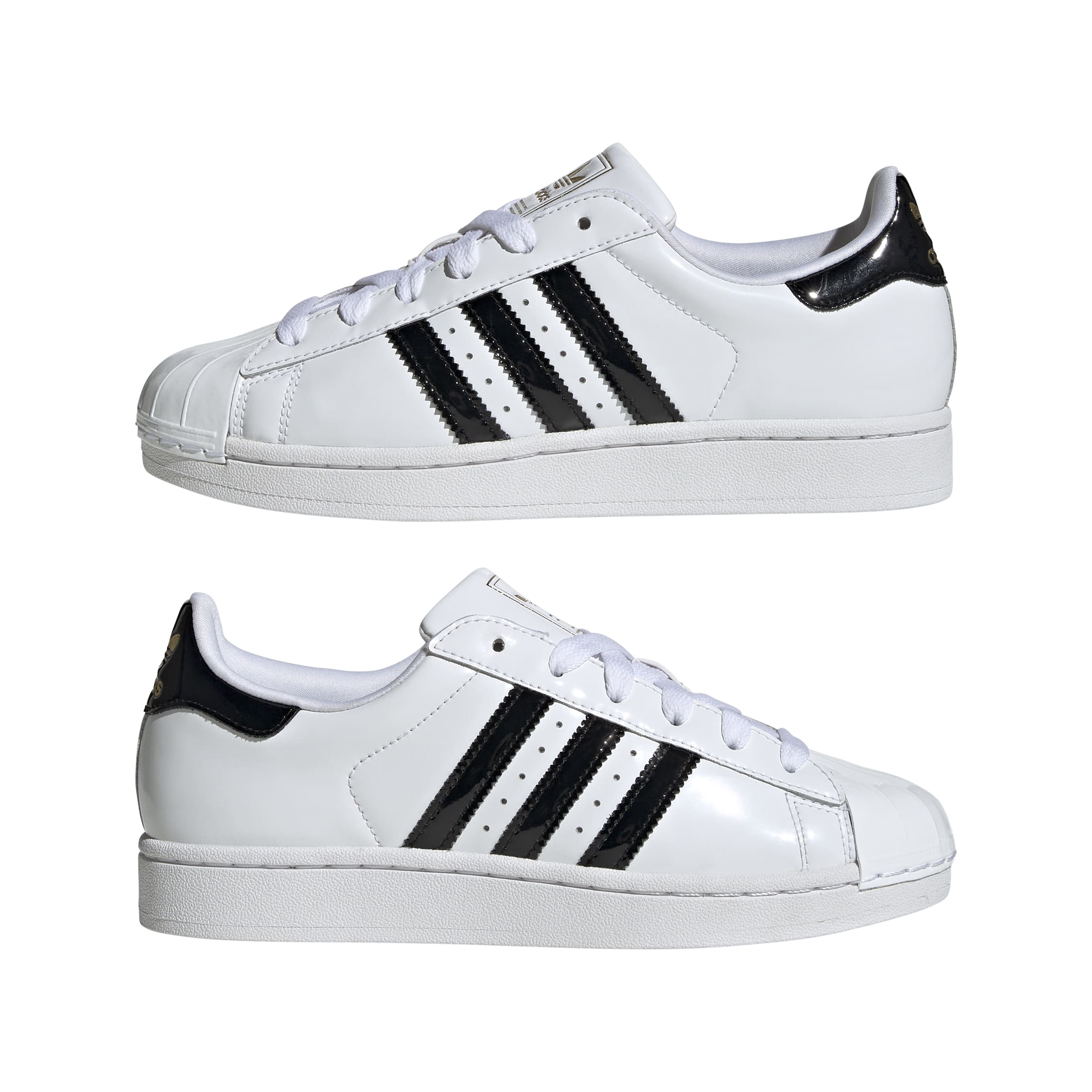 Superstar II White Patent Leather