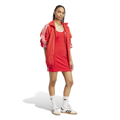 adidas Adicolor 3-Stripes Tank Dress Mini Better Scarlet L - Womens Originals Skirts & Dresses adidas Adicolor 3-Stripes Tank Dress Mini Better Scarlet L - Womens Originals Skirts & Dresses