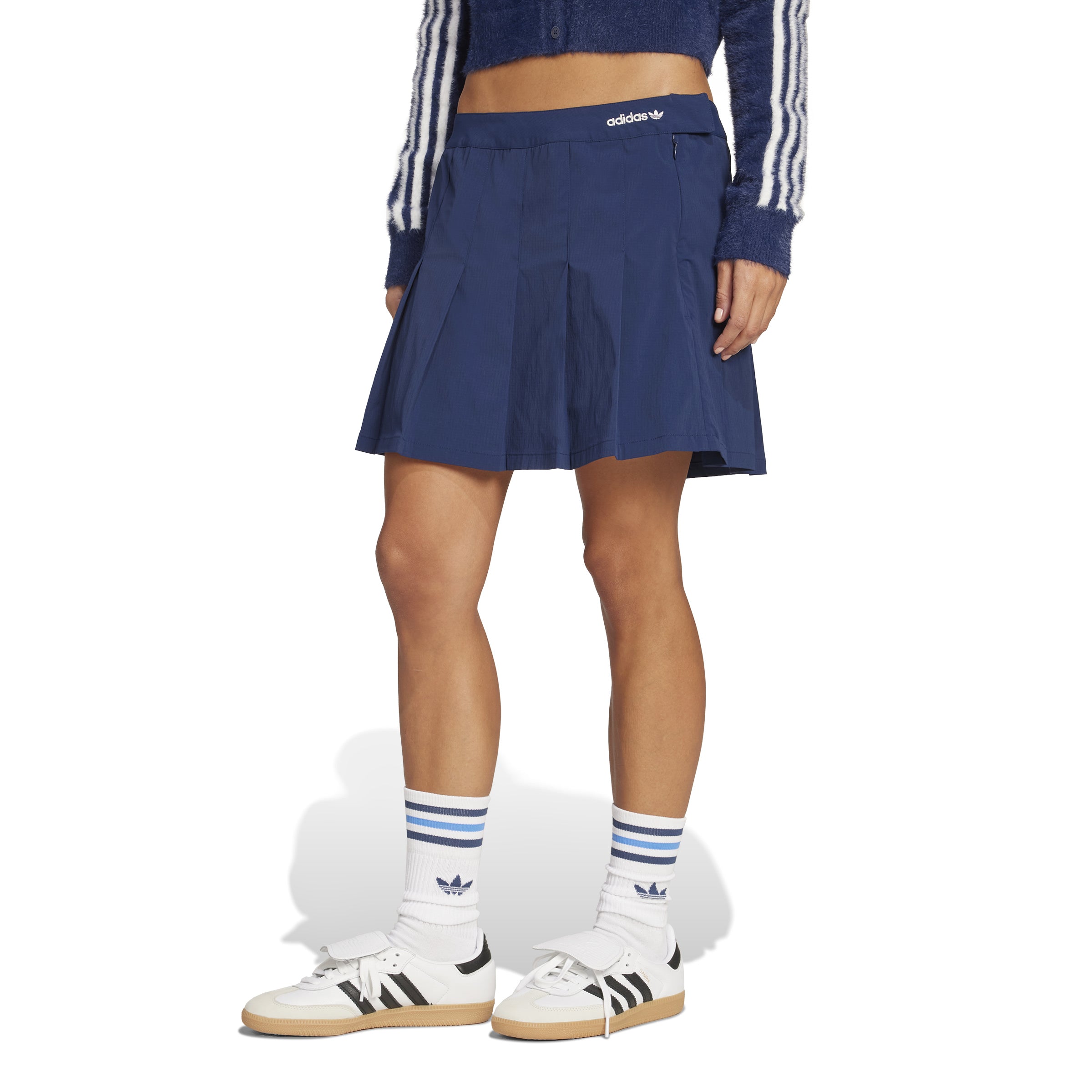 Pleated Skirt Blue